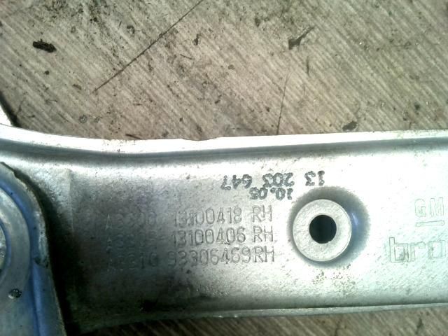 bontott OPEL ASTRA G Jobb első Ablakemelő Szerkezet (Elektromos)