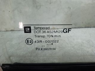 bontott OPEL ASTRA G Jobb hátsó Fixüveg (Ajtóban)