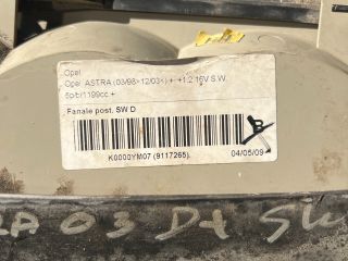 bontott OPEL ASTRA G Jobb Külső Hátsó Lámpa