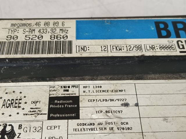 bontott OPEL ASTRA G Központizár Elektronika