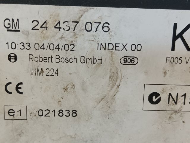 bontott OPEL ASTRA G Központizár Elektronika