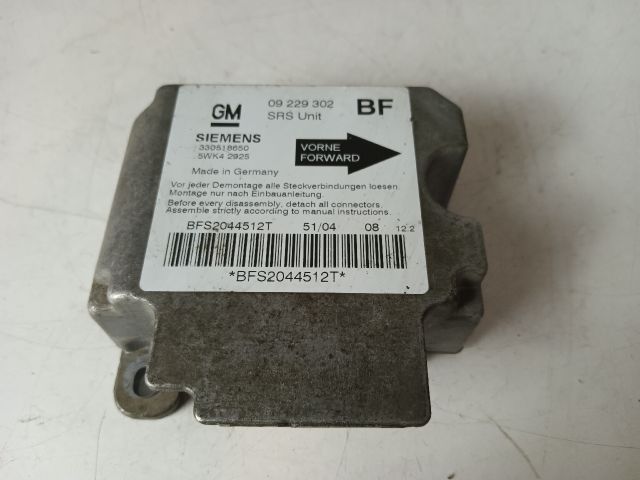 bontott OPEL ASTRA G Légzsák Elektronika