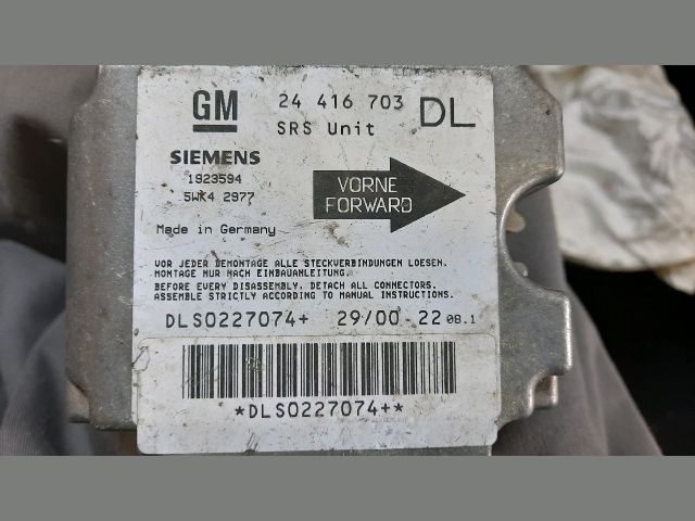 bontott OPEL ASTRA G Légzsák Elektronika