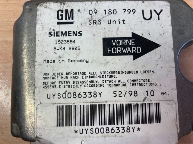 bontott OPEL ASTRA G Légzsák Elektronika