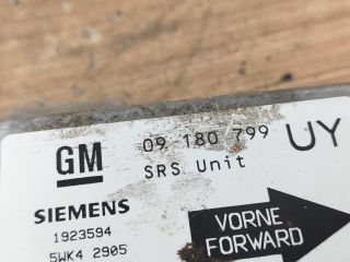 bontott OPEL ASTRA G Légzsák Elektronika