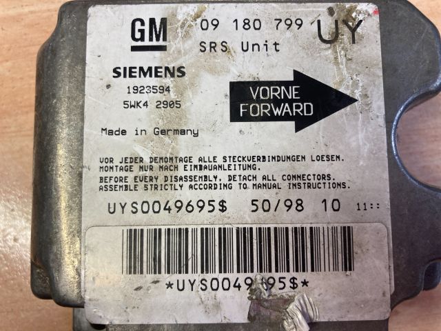 bontott OPEL ASTRA G Légzsák Elektronika