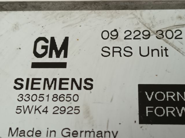 bontott OPEL ASTRA G Légzsák Elektronika