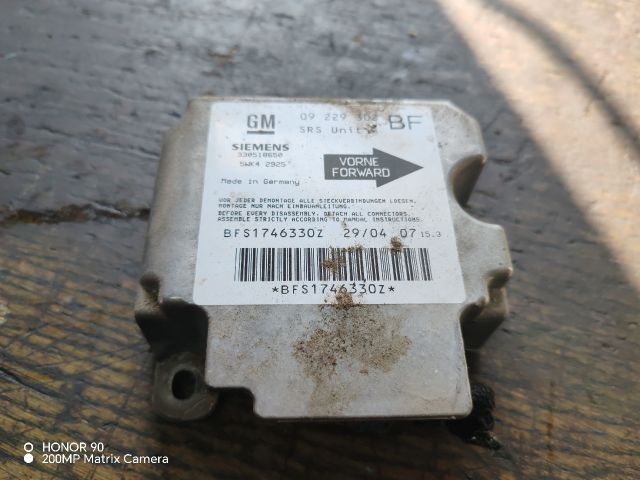 bontott OPEL ASTRA G Légzsák Elektronika