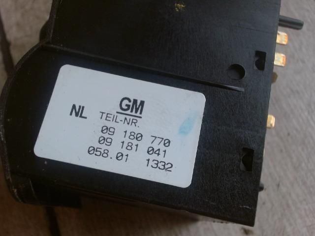 bontott OPEL ASTRA G Világítás Kapcsoló