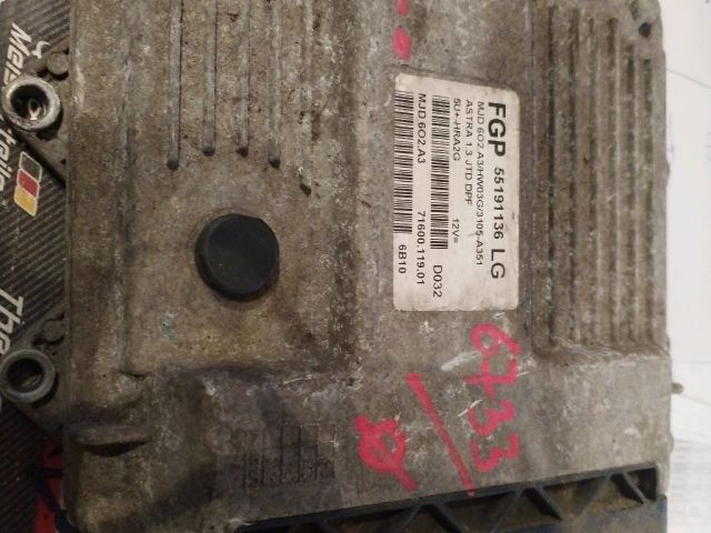 bontott OPEL ASTRA H Motorvezérlő