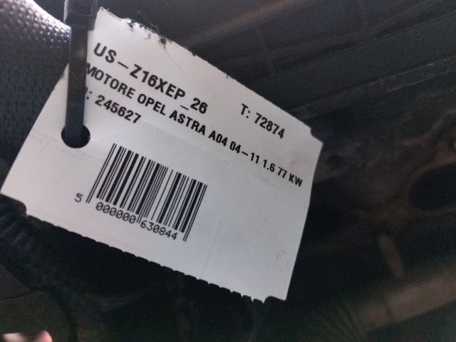 bontott OPEL ASTRA H Komplett Motor (Segédberendezésekkel)