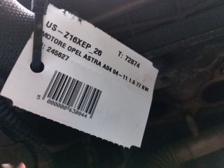 bontott OPEL ASTRA H Komplett Motor (Segédberendezésekkel)
