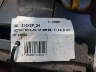 bontott OPEL ASTRA H Komplett Motor (Segédberendezésekkel)