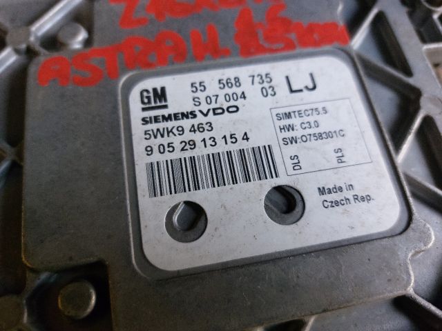 bontott OPEL ASTRA H Motorvezérlő