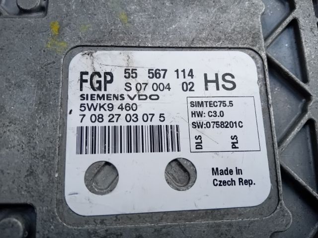 bontott OPEL ASTRA H Motorvezérlő