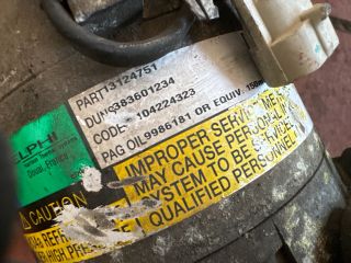 bontott OPEL ASTRA H Klímakompresszor