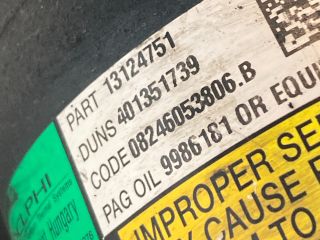 bontott OPEL ASTRA H Klímakompresszor