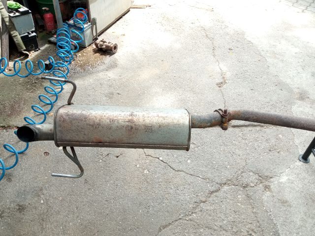 bontott OPEL ASTRA H Komplett Kipufogó Rendszer