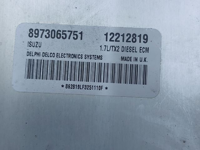 bontott OPEL ASTRA H Motorvezérlő