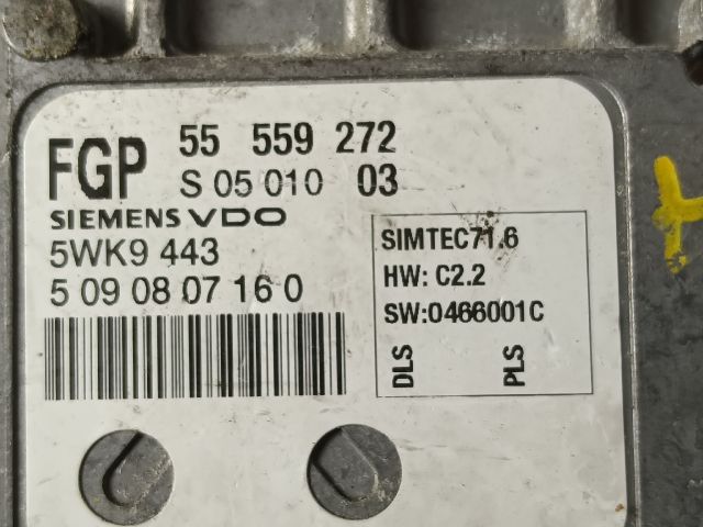 bontott OPEL ASTRA H Motorvezérlő