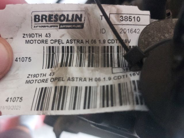 bontott OPEL ASTRA H Komplett Motor (Segédberendezésekkel)