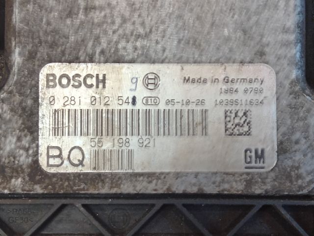 bontott OPEL ASTRA H Motorvezérlő