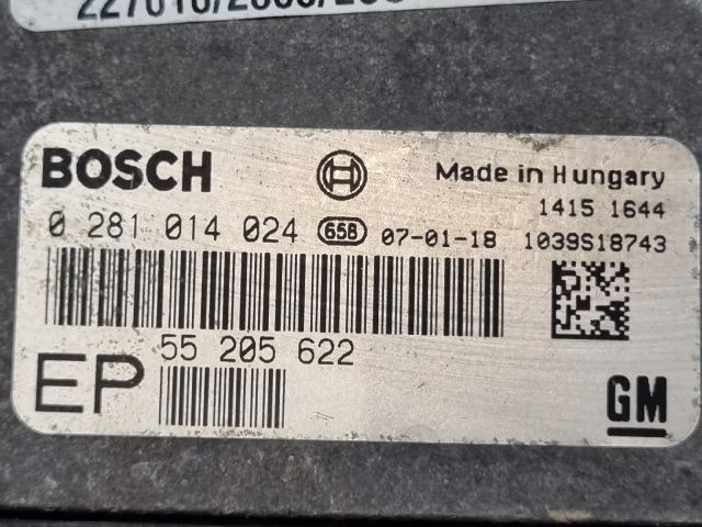 bontott OPEL ASTRA H Motorvezérlő
