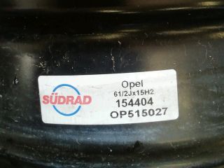 bontott OPEL ASTRA H Acélfelni (1 db)