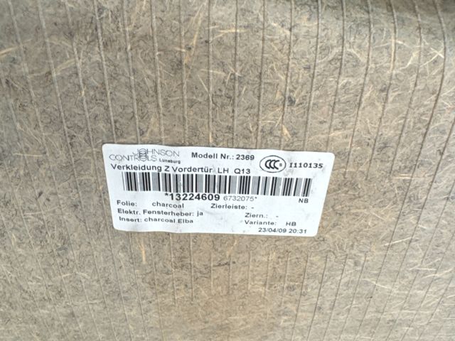 bontott OPEL ASTRA H Ajtó Kárpit Szett