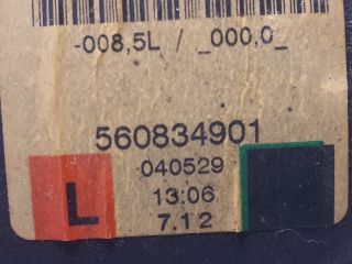 bontott OPEL ASTRA H Bal első Biztonsági Öv