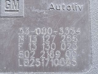 bontott OPEL ASTRA H Bal első Övfeszítő