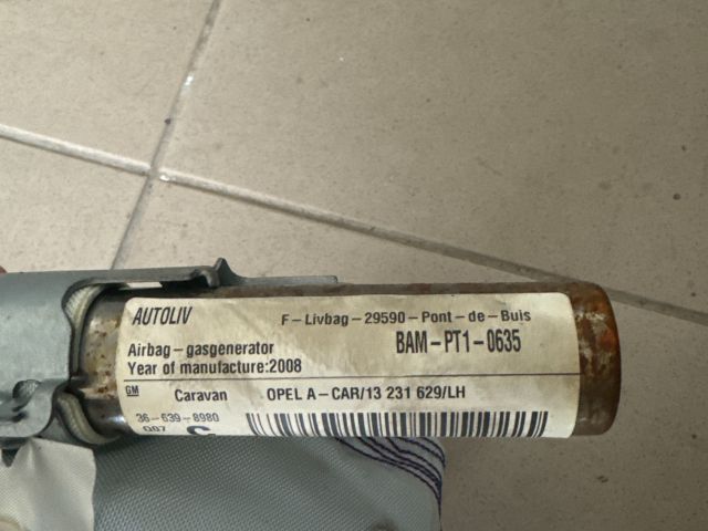 bontott OPEL ASTRA H Bal Függönylégzsák és Oldallégzsák