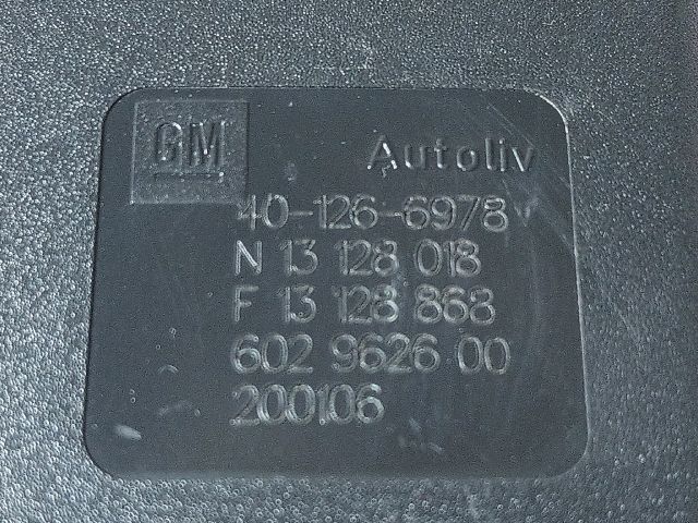 bontott OPEL ASTRA H Bal hátsó Biztonsági Öv Csat