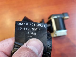 bontott OPEL ASTRA H Bal hátsó Biztonsági Öv