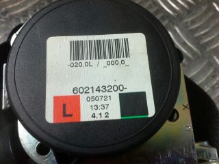 bontott OPEL ASTRA H Bal hátsó Biztonsági Öv