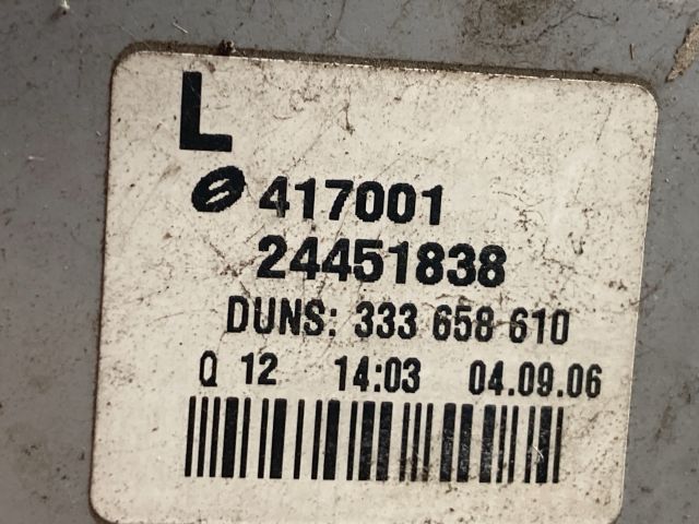 bontott OPEL ASTRA H Bal Hátsó Lámpa