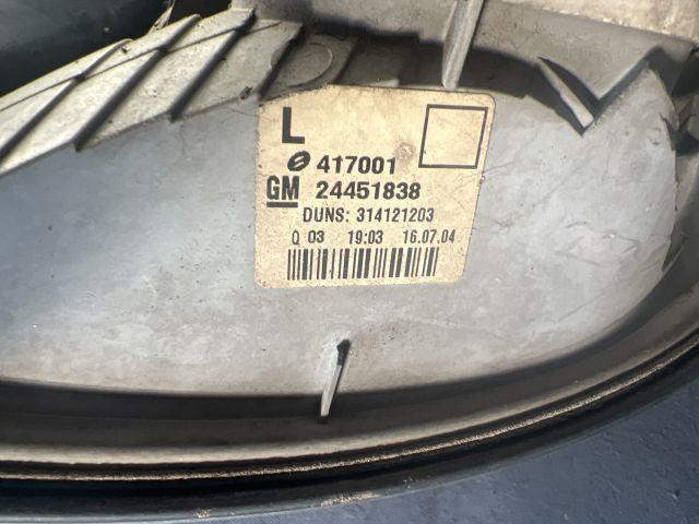 bontott OPEL ASTRA H Bal Hátsó Lámpa