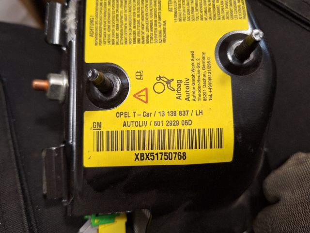 bontott OPEL ASTRA H Bal Oldallégzsák