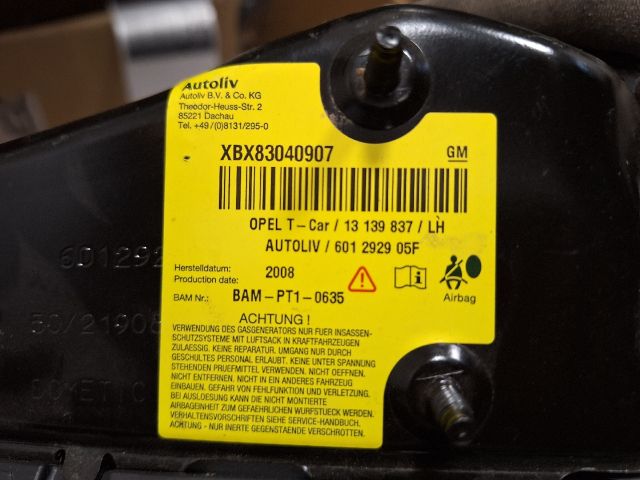 bontott OPEL ASTRA H Bal Oldallégzsák