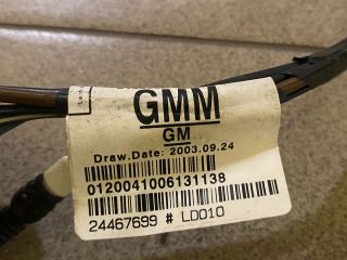 bontott OPEL ASTRA H Csomagtérajtó Kábelköteg