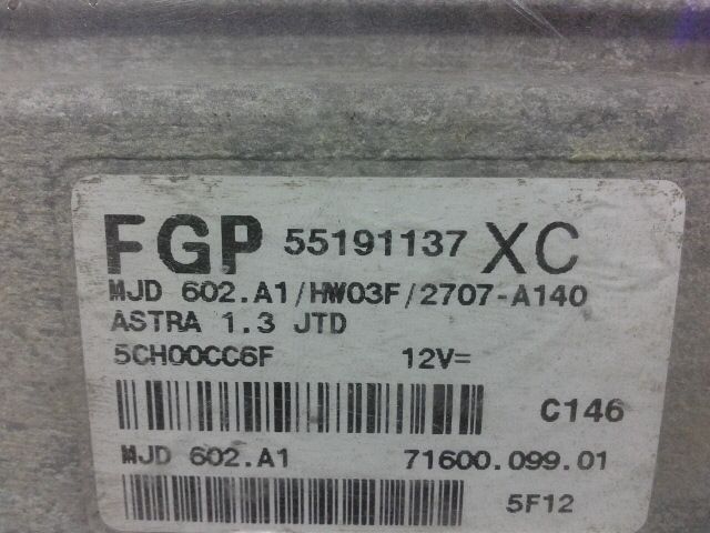 bontott OPEL ASTRA H Elektronika (Magában)