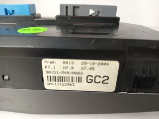 bontott OPEL ASTRA H Fűtéskapcsoló (digit klímás)