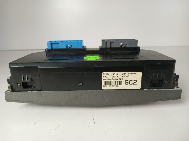 bontott OPEL ASTRA H Fűtéskapcsoló (digit klímás)