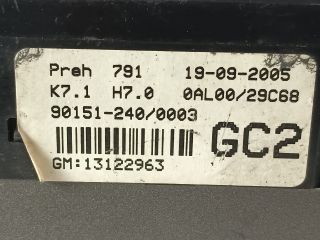 bontott OPEL ASTRA H Fűtéskapcsoló (digit klímás)