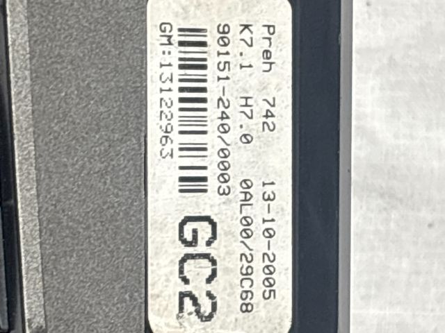 bontott OPEL ASTRA H Fűtéskapcsoló (digit klímás)