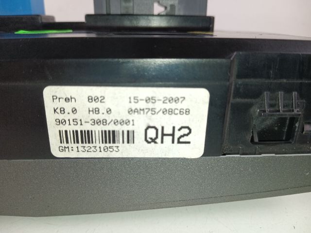 bontott OPEL ASTRA H Fűtéskapcsoló (digit klímás)