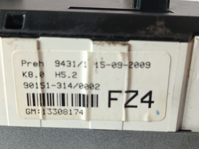 bontott OPEL ASTRA H Fűtéskapcsoló (manuális klímás)