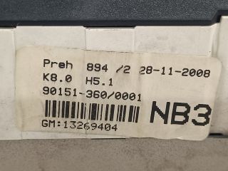 bontott OPEL ASTRA H Fűtéskapcsoló (manuális klímás)