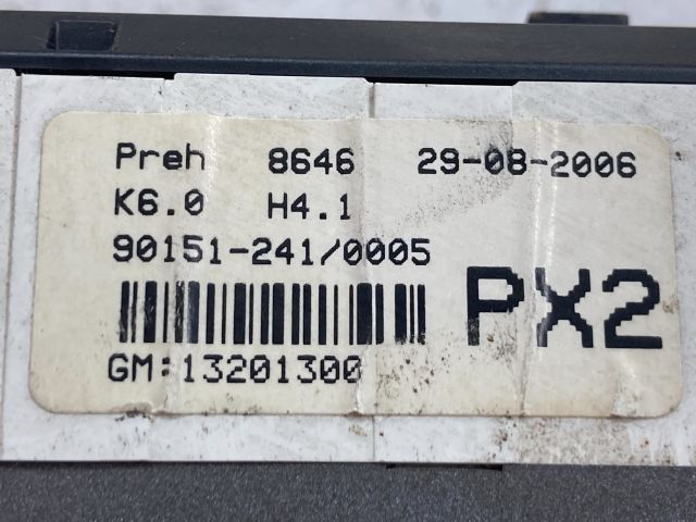 bontott OPEL ASTRA H Fűtéskapcsoló (manuális klímás)