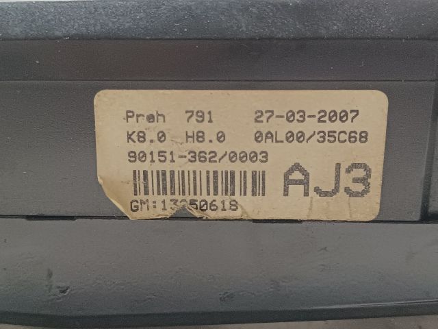 bontott OPEL ASTRA H Fűtéskapcsoló